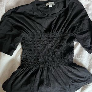 COS ruched shirt